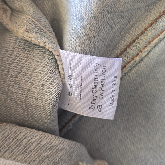 Bibisama "Hagane" Anime Inspired Streetwear Unisex Demin Jacket Size 1 - Picture 3 of 16